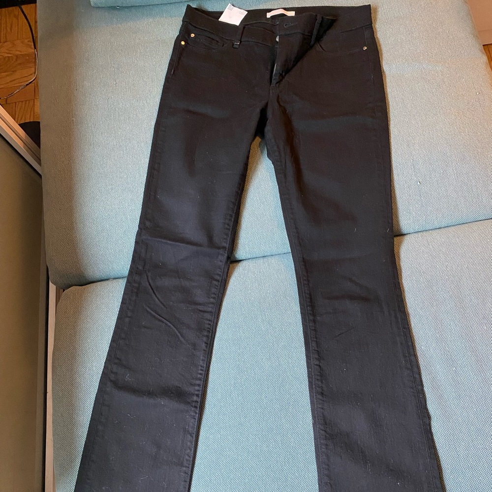 Hugo Boss Mid-Rise Bootcut Womens Black Jeans Size 28